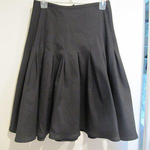 Tadashi Shoji Charcoal A-Line Skirt